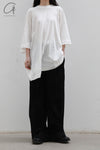 HED MAYNER extended trousers AW22_P57_BLK/WO